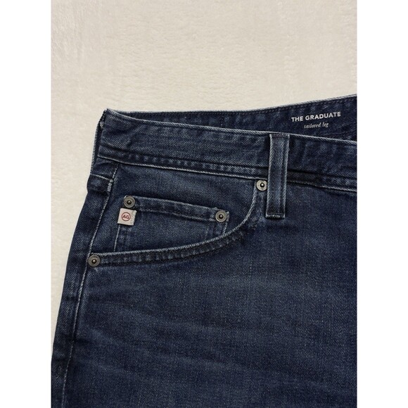 AG Adriano Goldschmied The Graduate Tailored Leg Men's Stretch Blue Jean W36 L34 - Picture 6 of 16